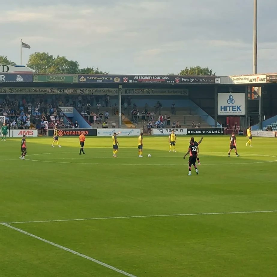 Great evening at sunny scunny last night for the last friendly game. Come away with a nice little win. Now excited for Friday ⚽️ the Blues back in the EFL. Come on town⚽️💙⚽️💙 # spireites