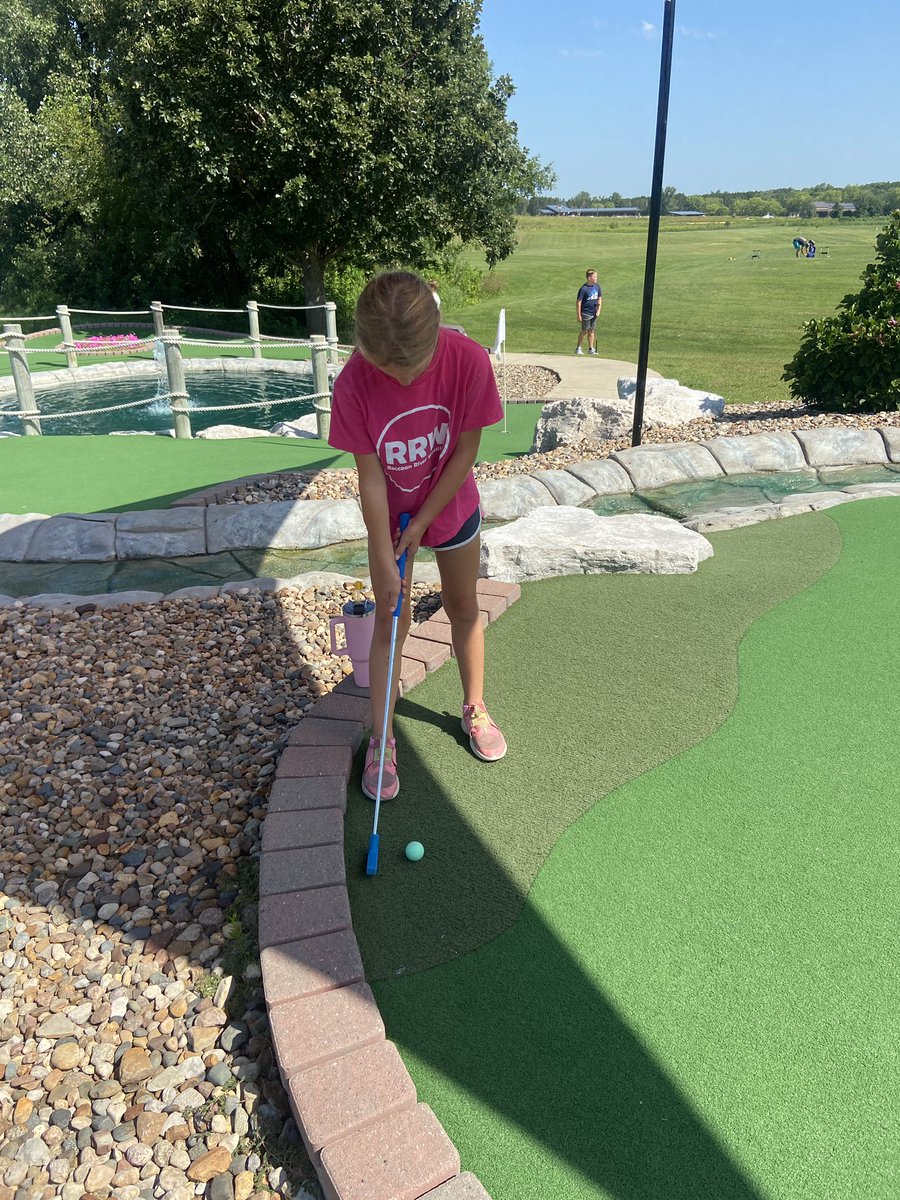 It was a warm one, but we had a blast at the Jester Park mini-golf course today! 

#TogetherWeRise