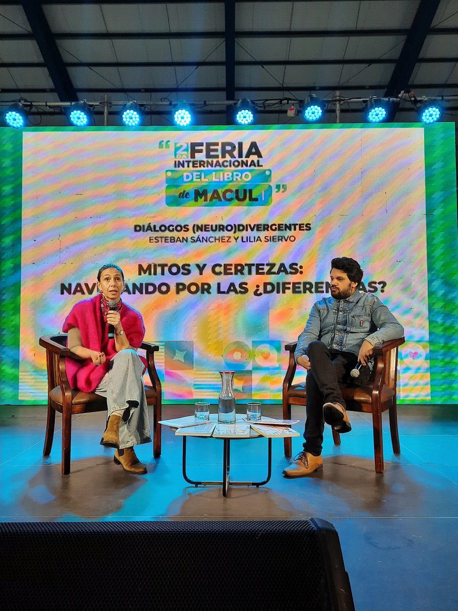 ¡Conozcamos más sobre neurodivergencia!🧠 En #FILMACUL24, <a href="/esteban_sanchez/">Esteban Sánchez</a> y <a href="/liliasiervoaach/">lilia siervo briones</a>, nos conversan sobre esta temática💖