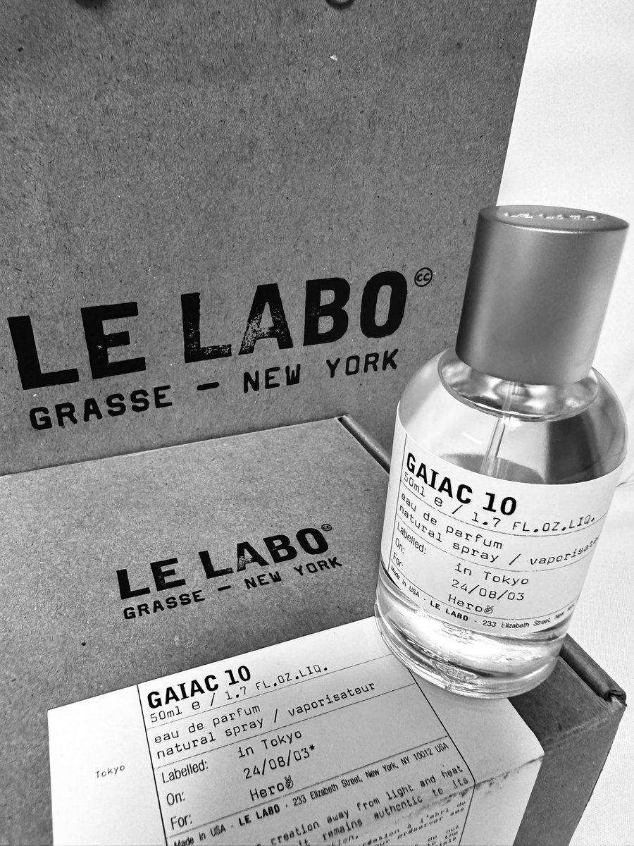 typeR_L's tweet photo. 好きな匂いのDiptyque Orphéonと
東京限定のLE LABO GAIAC 10買った
久しぶりに東京来てる https://t.co/xalxnlJe4f