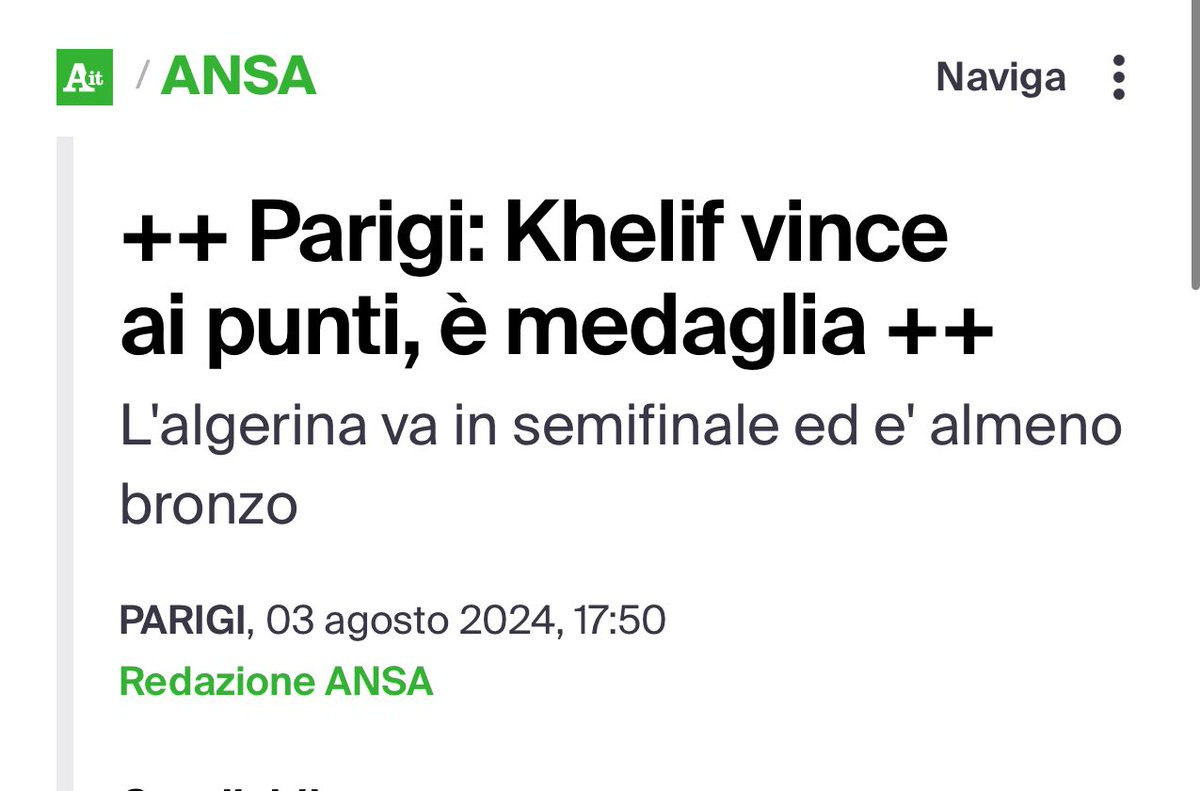 stanzaselvaggia's tweet photo. Più che i muscoli bisognerebbe invidiarle la capacità mentale di rimanere lucida e determinata nonostante quello che le hanno vomitato addosso. #ImaneKhelif https://t.co/YIN5vi8gCQ