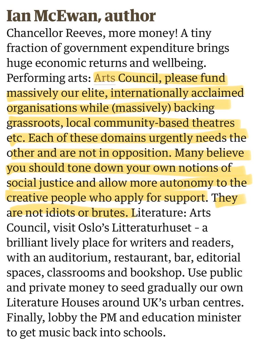 I can’t possibly argue with #IanMcEwan here. #SaveWNO