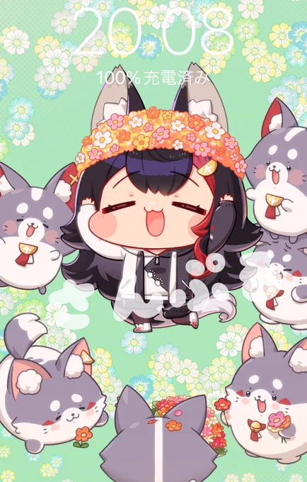pixivFANBOX【支援者限定】スマホ壁紙配布ーミオちゃんおかえりー【30日間限定】を公開しました! 遅くなりましたが今月の壁紙です 