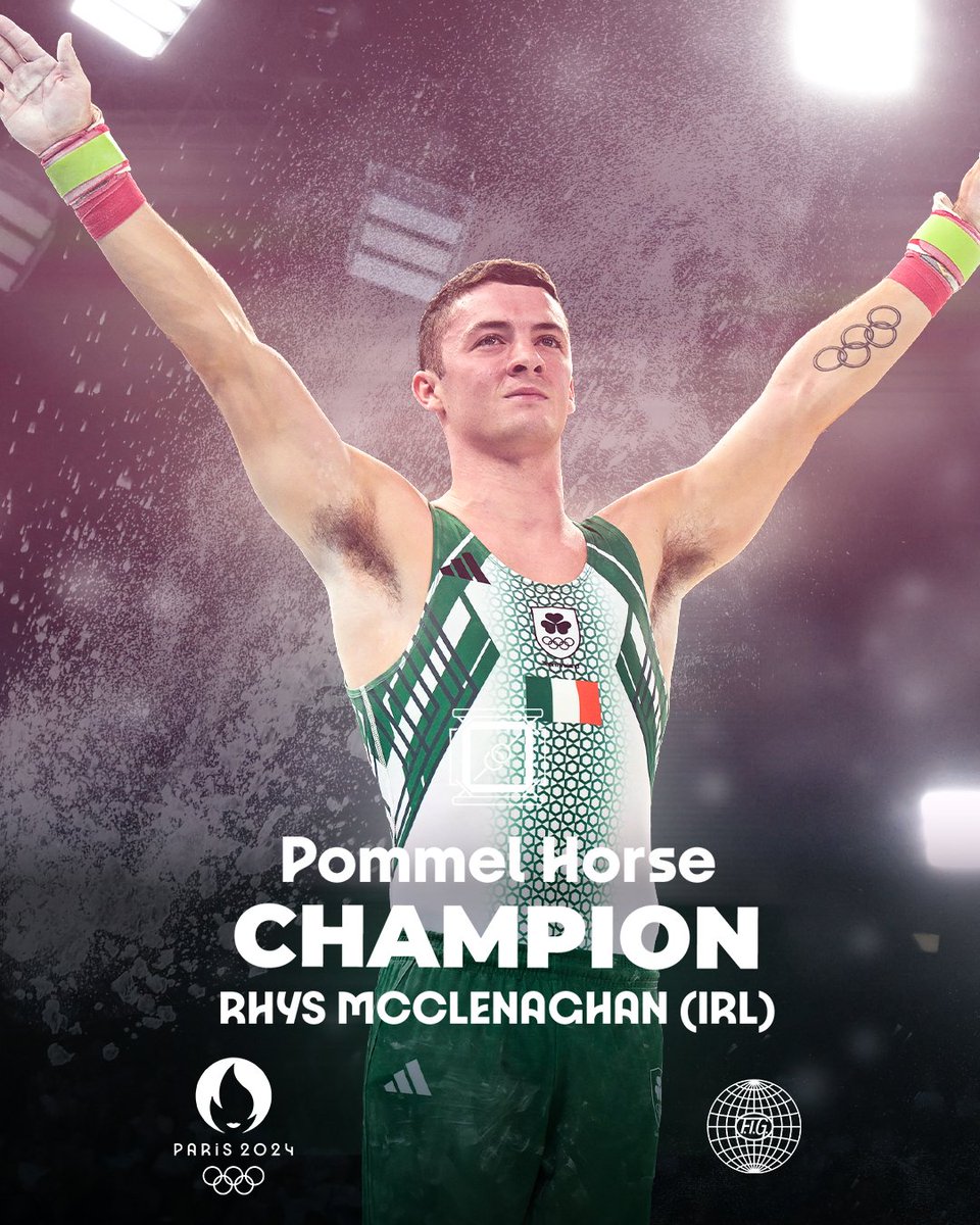 Ireland's first gymnastics medallist...

IRELAND'S FIRST GYMNASTICS GOLD MEDALLIST!

#Paris2024 | #Gymnastics