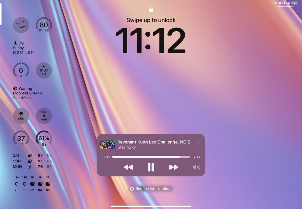subzero9020's tweet image. hs and ls by @SeanKly found in Ⓜ️ app widgets stock plus combo @CARROT_app and @DarkNoiseApp #ios181beta1 #nojailbreak