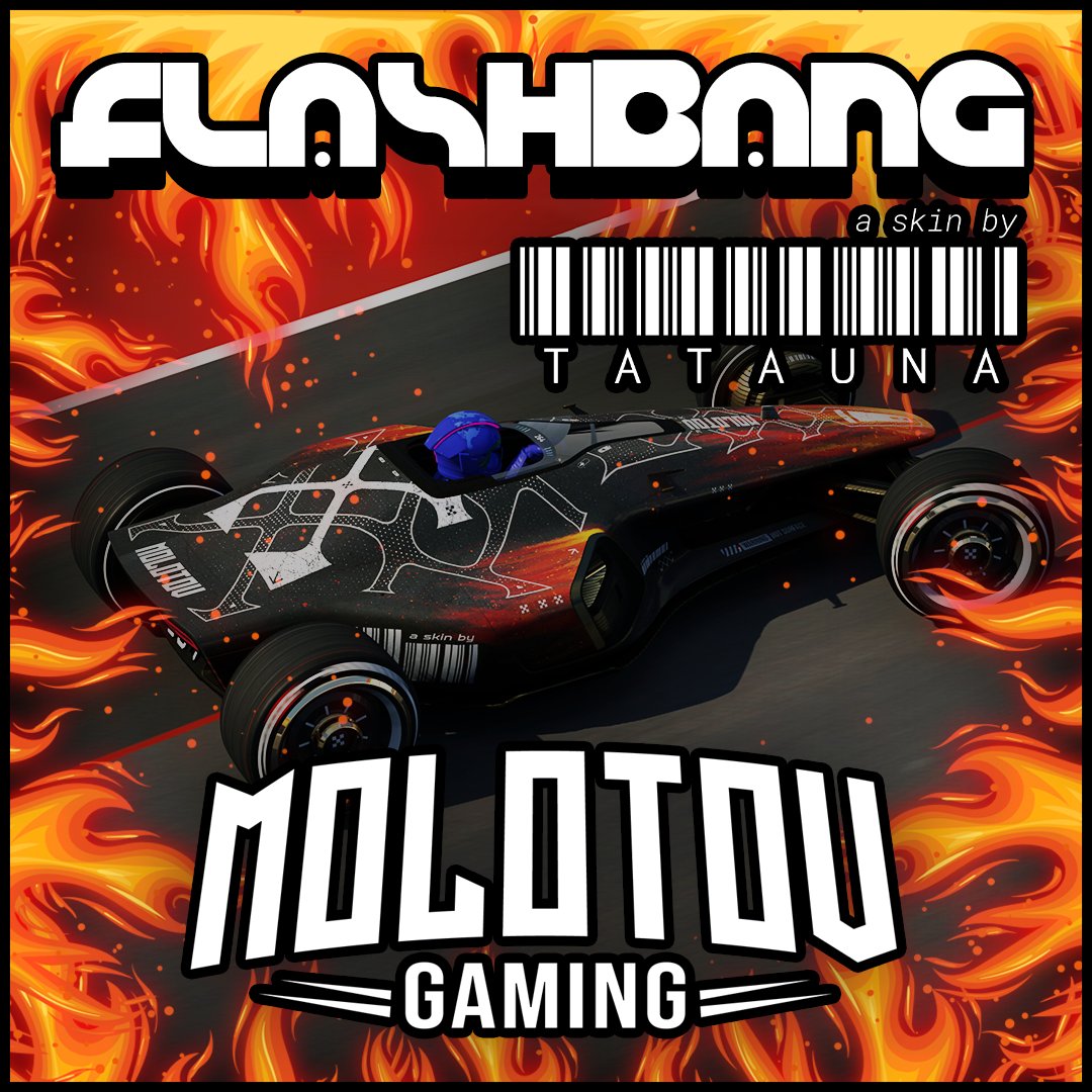 Molotov Gaming (@molotovggs) on Twitter photo We are proud to announce the release of our new Trackmania skins, CONCUSSION and FLASHBANG, made by <a href="/tatauna_/">TATAUNA</a> !
Check them out in his club SKINS BY TATAUNA and tell us which skin you like the most! We are proud to announce the release of our new Trackmania skins, CONCUSSION and FLASHBANG, made by <a href="/tatauna_/">TATAUNA</a> !
Check them out in his club SKINS BY TATAUNA and tell us which skin you like the most!