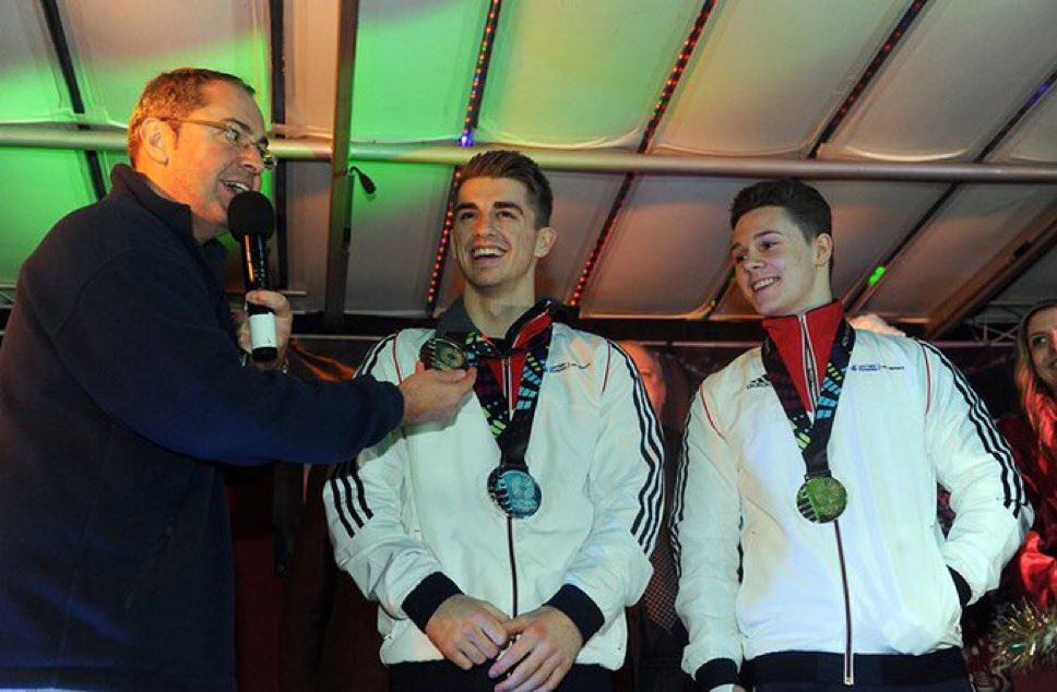 IanWyattEssex's tweet photo. So wanted to see #MaxWhitlock on the podium one last time, but that pommel horse final was insane #OlympicGames  Thanks for always being so willing to talk, lovely to meet and a joy to work with at the #Basildon Christmas Light switch-ons all those years ago! Gymnastic legend. https://t.co/jvYigPkQod