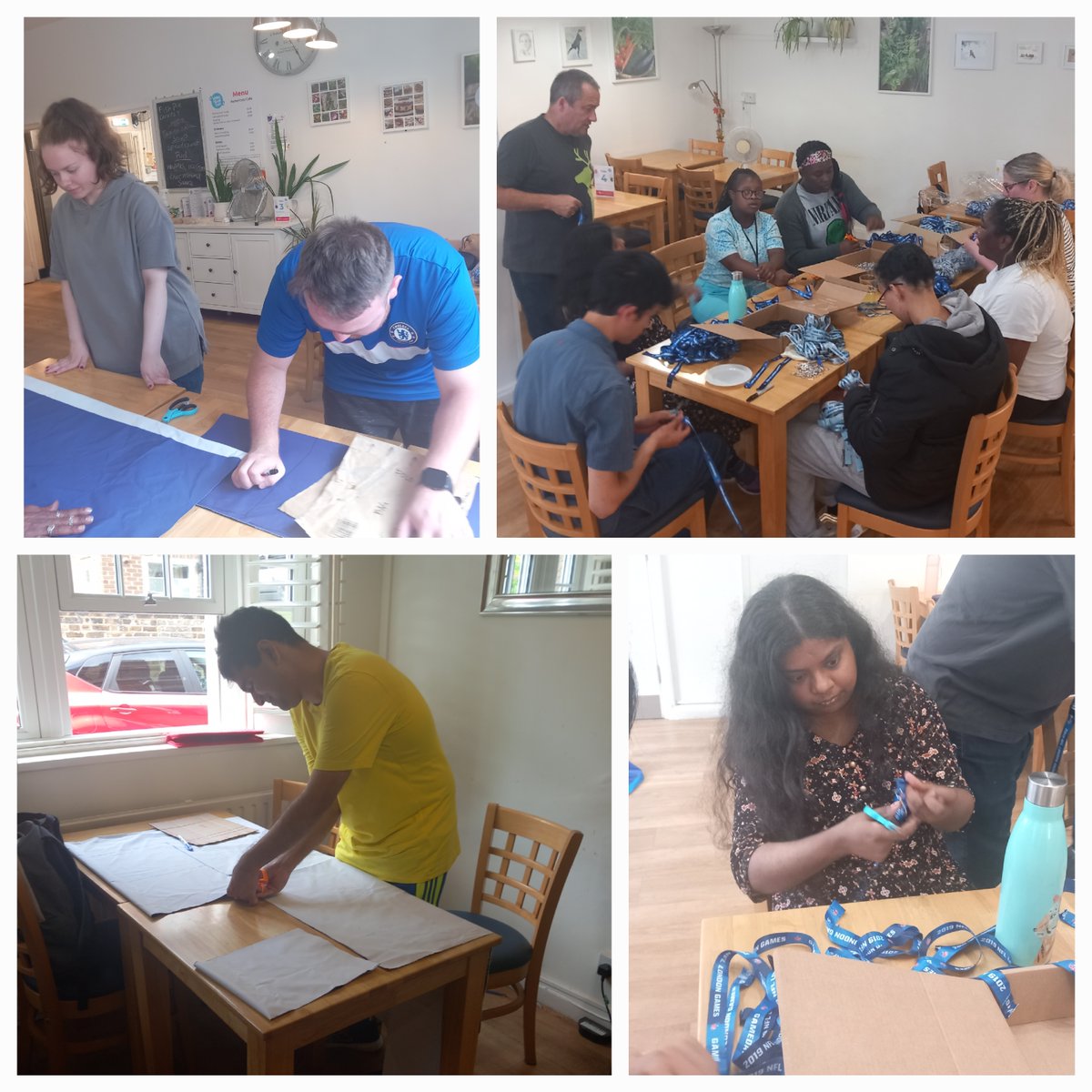 Merton Mencap (@mertonmencap) on Twitter photo Giving Back Club, today’s session the members continued with their volunteering work, making Mastectomy drain bags. Members cut material, marked material & created straps. The members shared ideas openly & work collaboratively toward the tasks at hand.👏👌<a href="/SustainableMert/">Sustainable Merton</a> Giving Back Club, today’s session the members continued with their volunteering work, making Mastectomy drain bags. Members cut material, marked material & created straps. The members shared ideas openly & work collaboratively toward the tasks at hand.👏👌<a href="/SustainableMert/">Sustainable Merton</a>