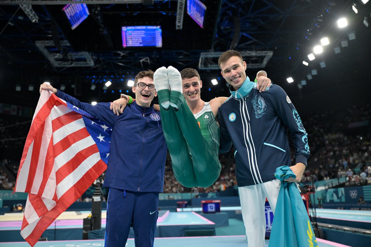 gymnastics's tweet image. Swing when you're winning 🥇

#Paris2024 | #Gymnastics