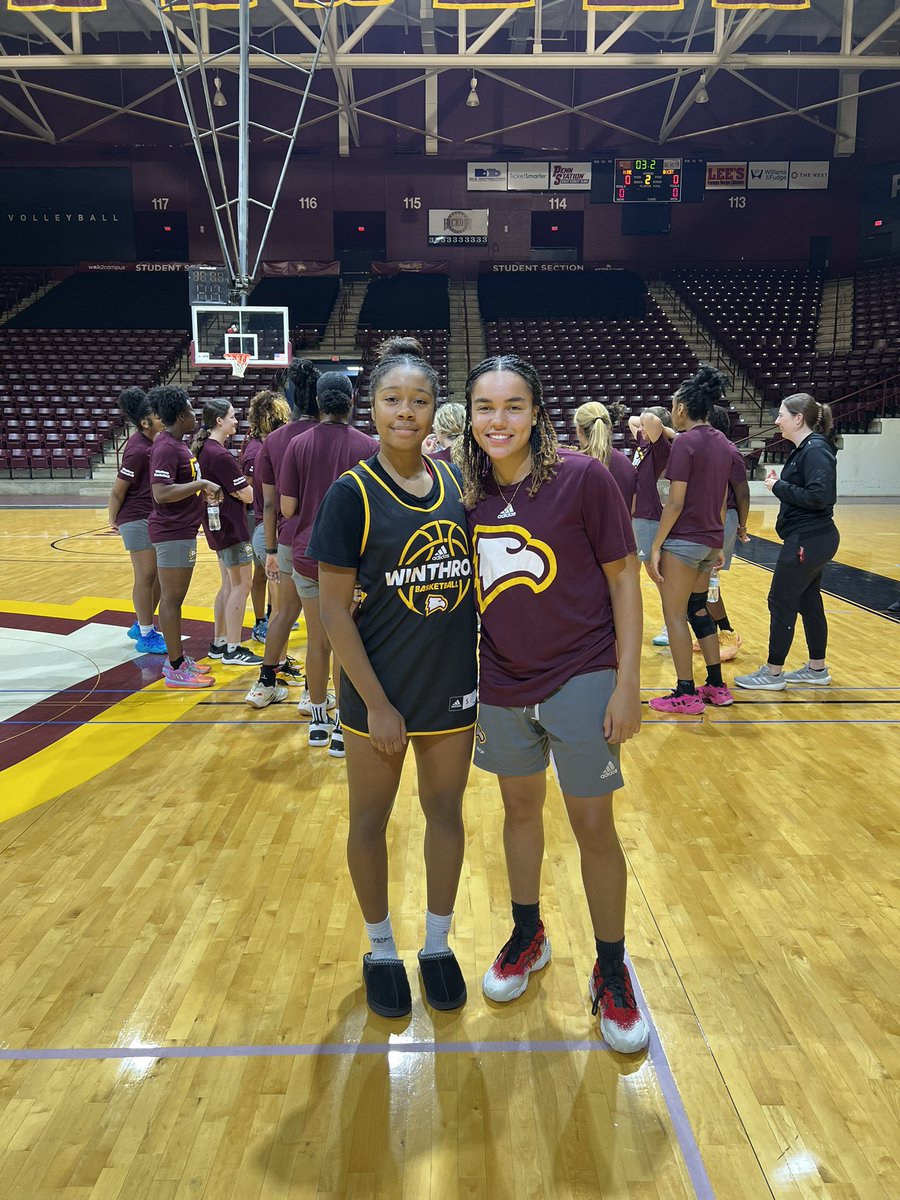 Jaliyah Terry (@terry_jaliyah) on Twitter photo Thank you, <a href="/WinthropWBB/">Winthrop WBB</a> and <a href="/SRLay_21/">Semeka Randall Lay</a>, for the beautiful camp. I enjoyed myself and learned a lot. Winning and competing in the 3v3 game was fun; I will never forget the great memories. I also want to thank the team for the wonderful hospitality!
<a href="/Coach_Trav/">Coach Travis</a>
<a href="/CoachDuck_/">Dominique Duck</a> Thank you, <a href="/WinthropWBB/">Winthrop WBB</a> and <a href="/SRLay_21/">Semeka Randall Lay</a>, for the beautiful camp. I enjoyed myself and learned a lot. Winning and competing in the 3v3 game was fun; I will never forget the great memories. I also want to thank the team for the wonderful hospitality!
<a href="/Coach_Trav/">Coach Travis</a>
<a href="/CoachDuck_/">Dominique Duck</a>