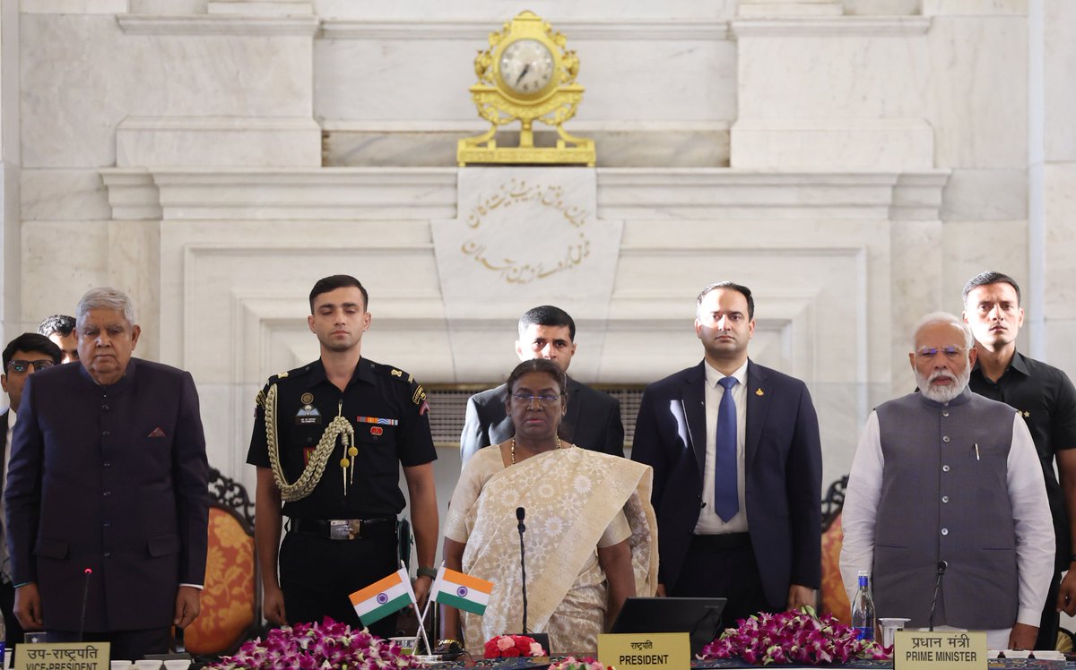 narendramodi's tweet photo. Attended the Conference of Governors today and also took part in the various deliberations. Here are some glimpses. https://t.co/KrYBIOdskP