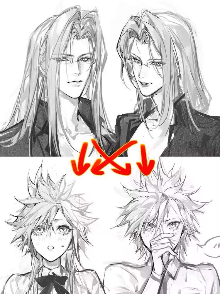 tiandayu2022's tweet photo. Double Date？

-
-
-
-

#性转 #セフィクラ
#FF7 
#セフィロス #クラウド 
#神羅英雄 
#sefikura 
#SC
#Sephiroth #CloudStrife 
#萨菲罗斯 #克劳德 https://t.co/x14mIl245j