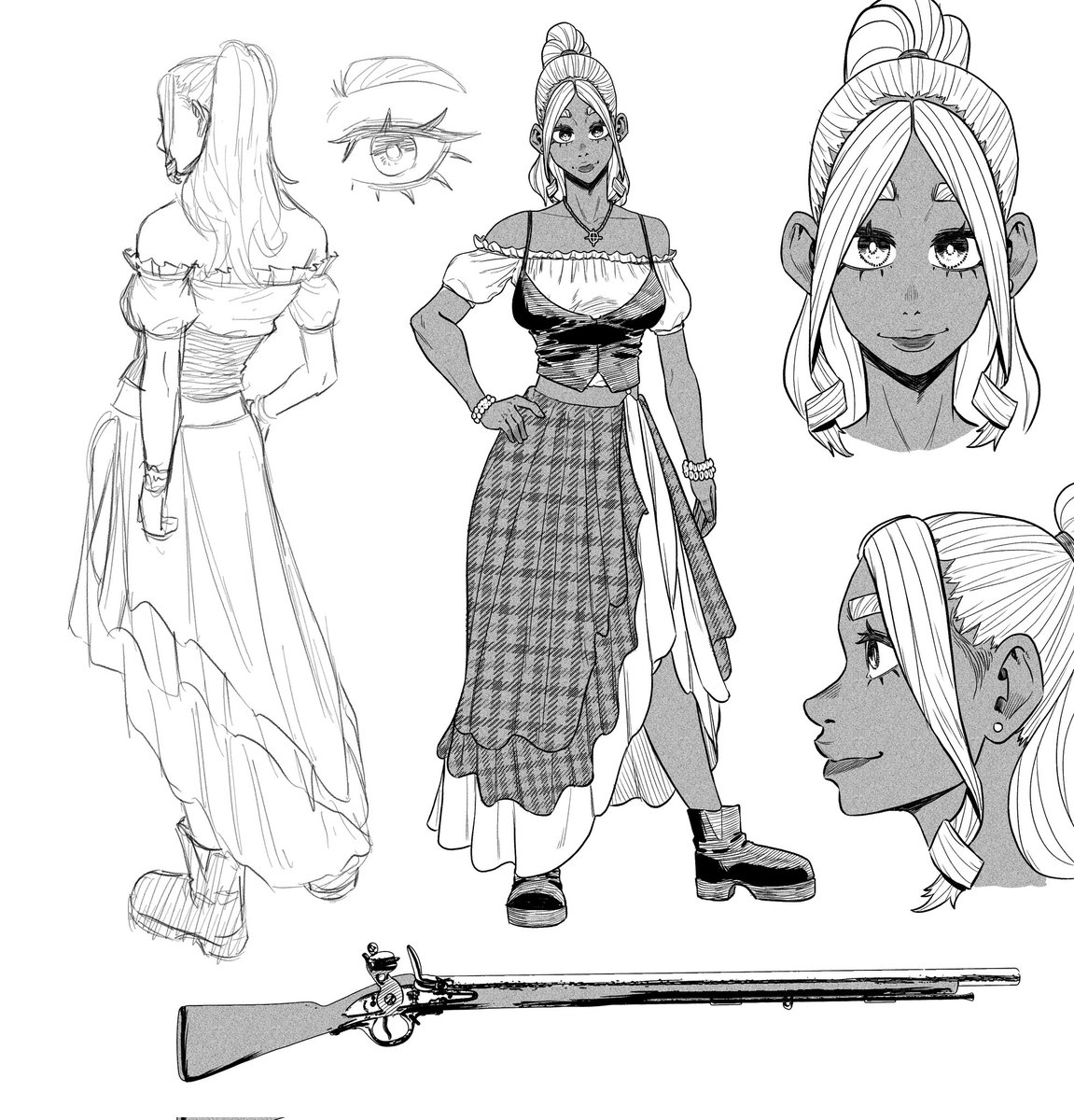 sovereignantag1's tweet photo. Was never going to post this but whatever, character designs for my next manga oneshot https://t.co/xZ1uHW8mp2