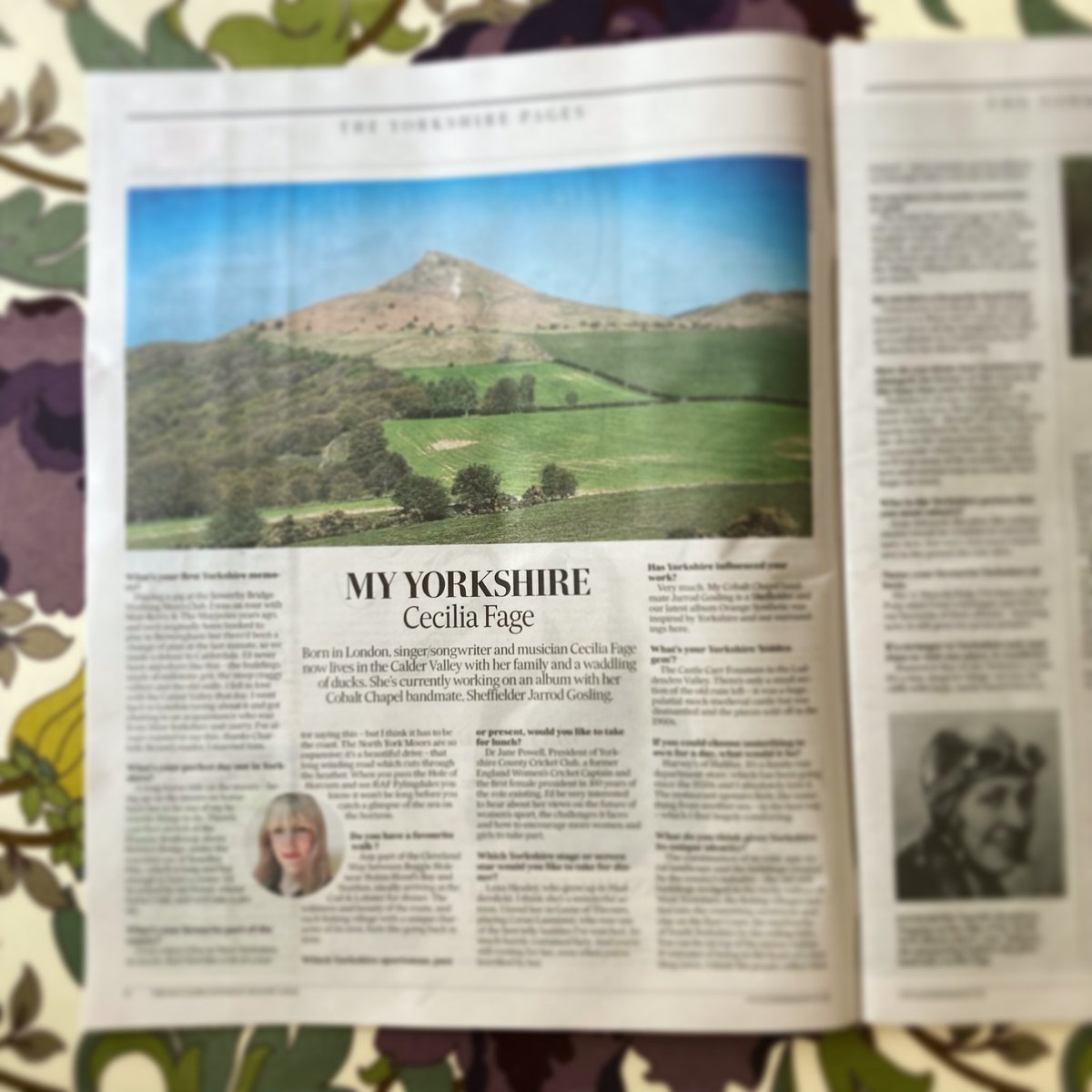 Cobalt Chapel (@cobaltchapel) on Twitter photo Who’s this in the <a href="/yorkshirepost/">The Yorkshire Post</a> this weekend talking all things Yorkshire to <a href="/mrsfifties/">Amanda Wragg</a>? 👀
Get your hands on a copy! 💙 Who’s this in the <a href="/yorkshirepost/">The Yorkshire Post</a> this weekend talking all things Yorkshire to <a href="/mrsfifties/">Amanda Wragg</a>? 👀
Get your hands on a copy! 💙