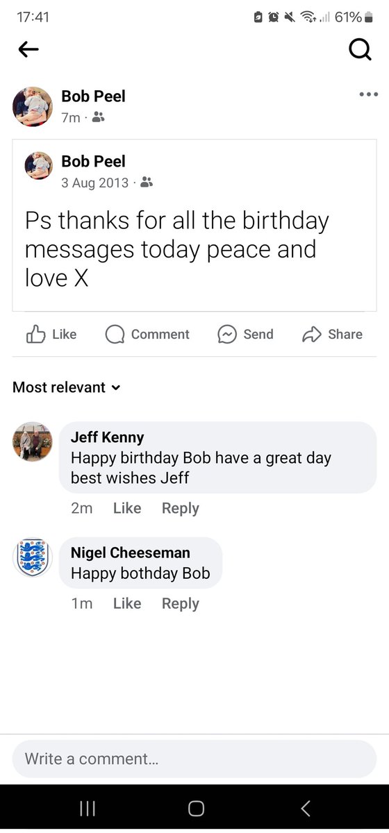 Bob Peel tweet media