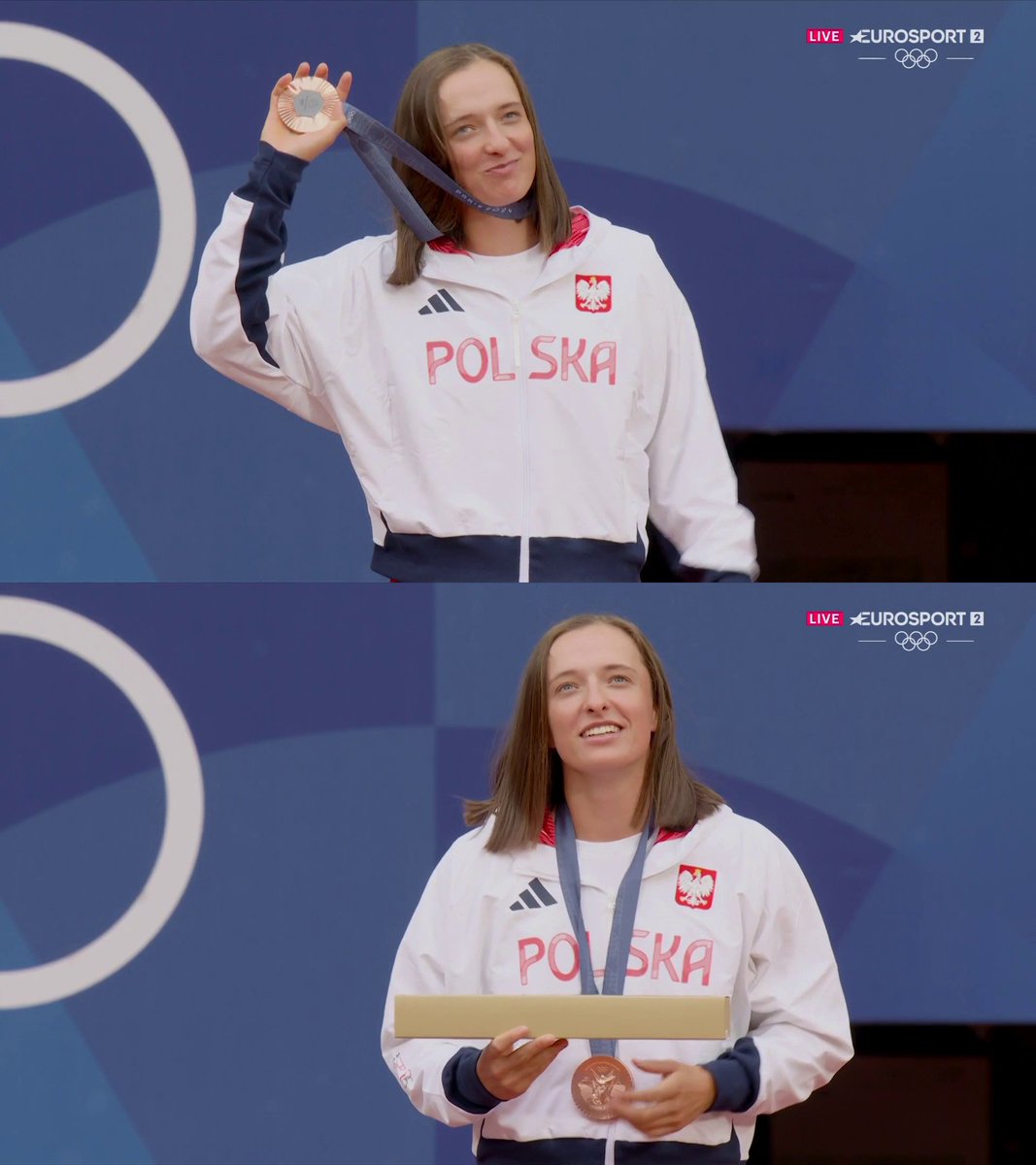 Dla nas jesteś złota 🫶

Iga Świątek z medalem olimpijskim 🥉

#Paris2024 #HomeOfTheOlympics