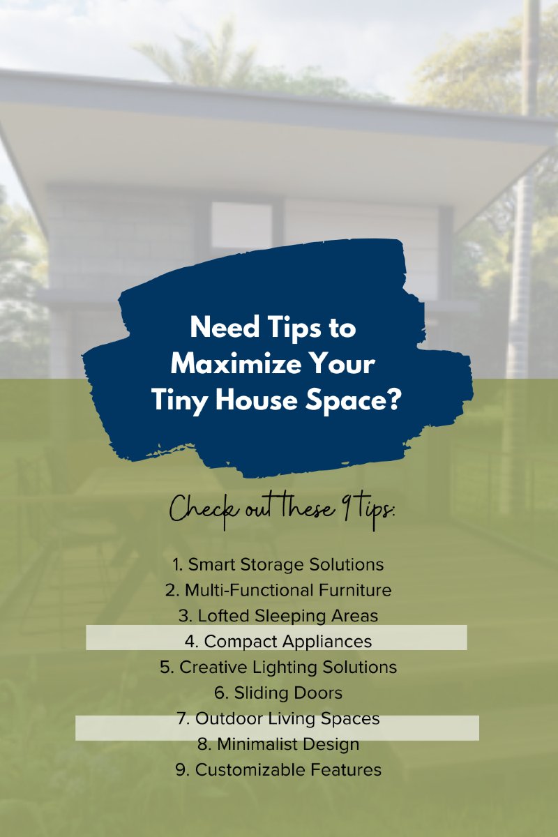 tinyhouseguides's tweet image. Discover 9 innovative design tips to maximize space in your tiny house! From smart storage to outdoor living, make the most of your small space. 🏡✨ #TinyHouseDesign #SpaceSavingTips #SmallLivingIdeas