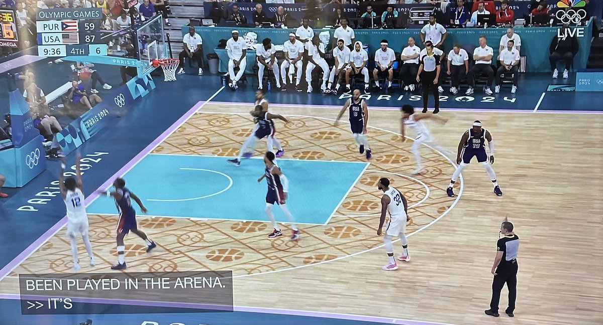 jillboard's tweet image. commentators reporting on what’s actually important during the USA men’s basketball game