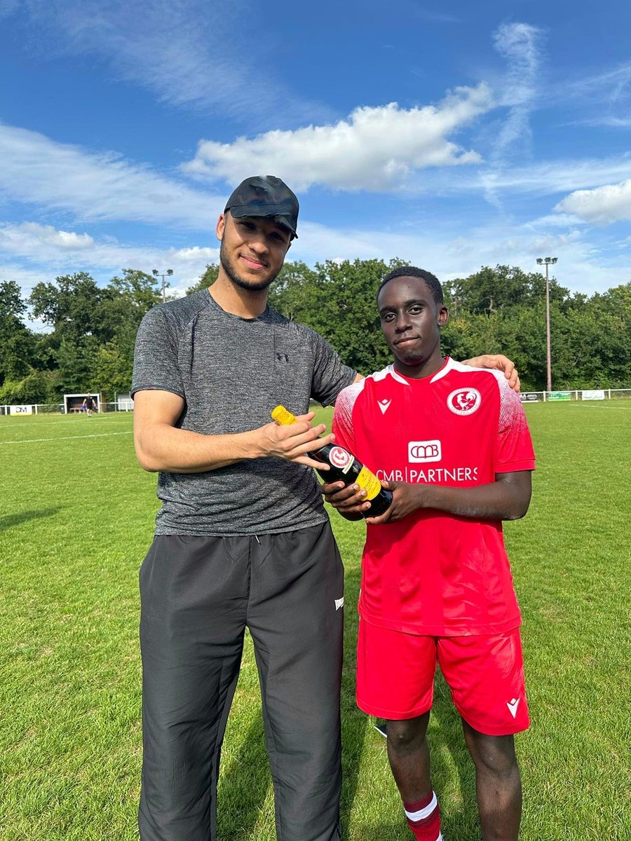 Cockfosters FC (@cockfostersfc) on Twitter photo Todays man of the match is young Egan Ntege, chosen and presented by Lewis, the owner of one of our main sponsors <a href="/CrouchPhysio/">Crouch Physio</a> 🐓 Todays man of the match is young Egan Ntege, chosen and presented by Lewis, the owner of one of our main sponsors <a href="/CrouchPhysio/">Crouch Physio</a> 🐓