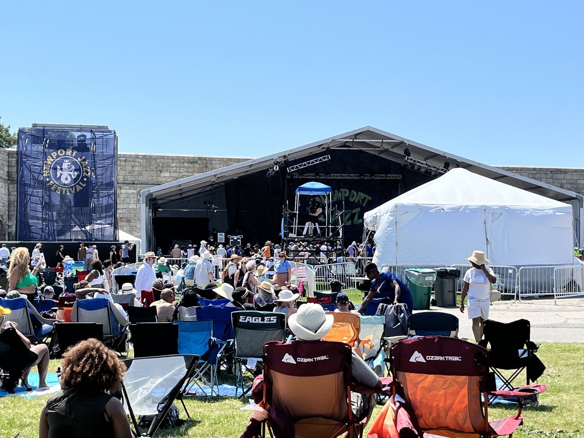 Beautiful day celebrating 70 years at the#Newportjaazzfest!