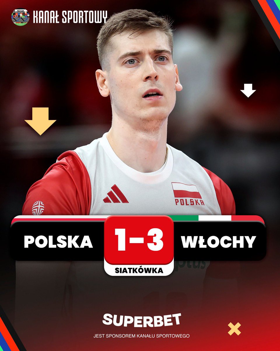 Polska przegrała z Włochami 1:3 ‼️

Jak oceniacie JEDNYM SŁOWEM grę reprezentacji Polski?