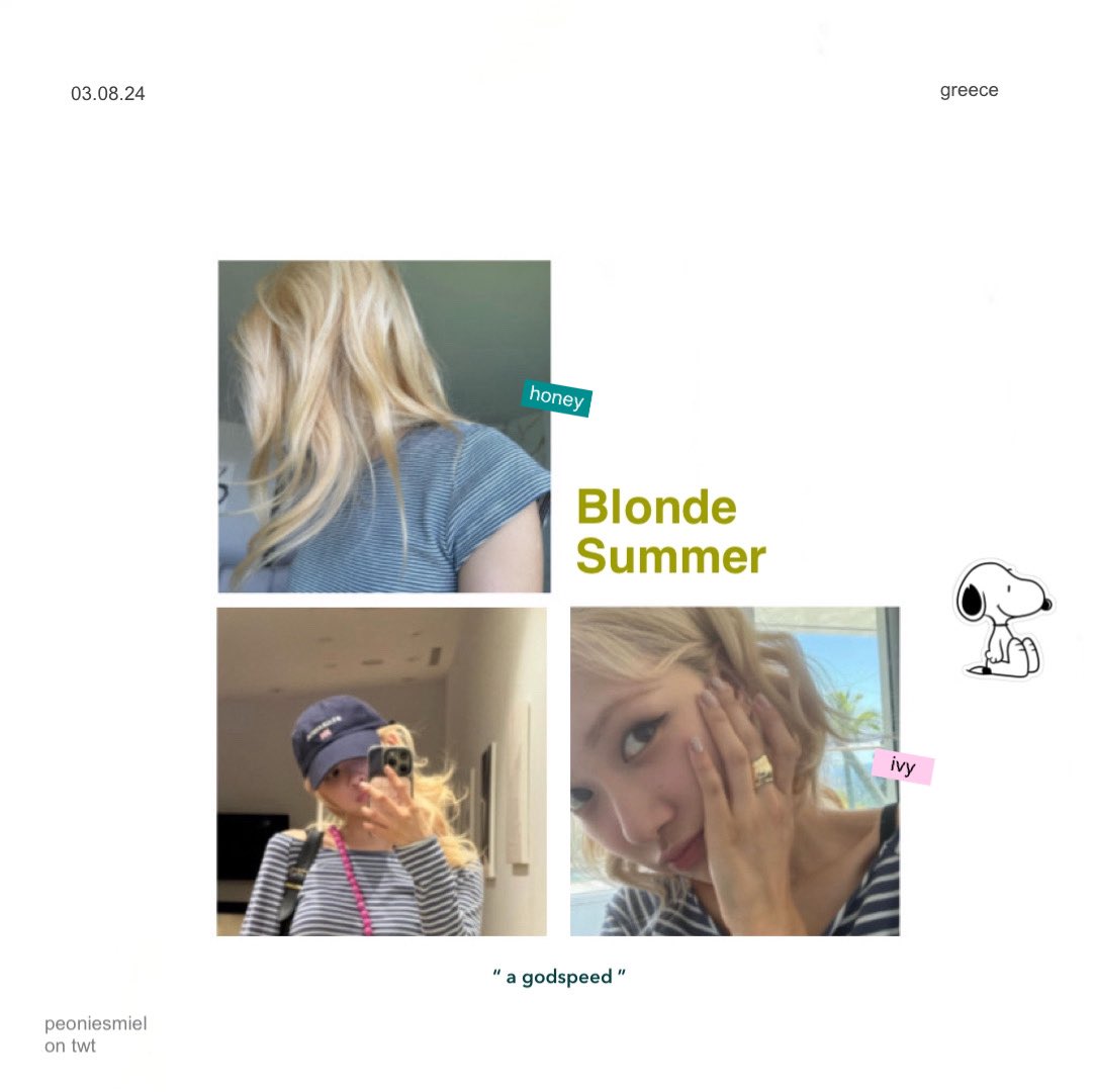 aItervidas's tweet image. ⠀  a blonde(d) summer , 𖠁O3O424 
live كيفsnoopy ꮉ “ &amp;amp;Godspeed ♥︎  ۪ㅤ ✤