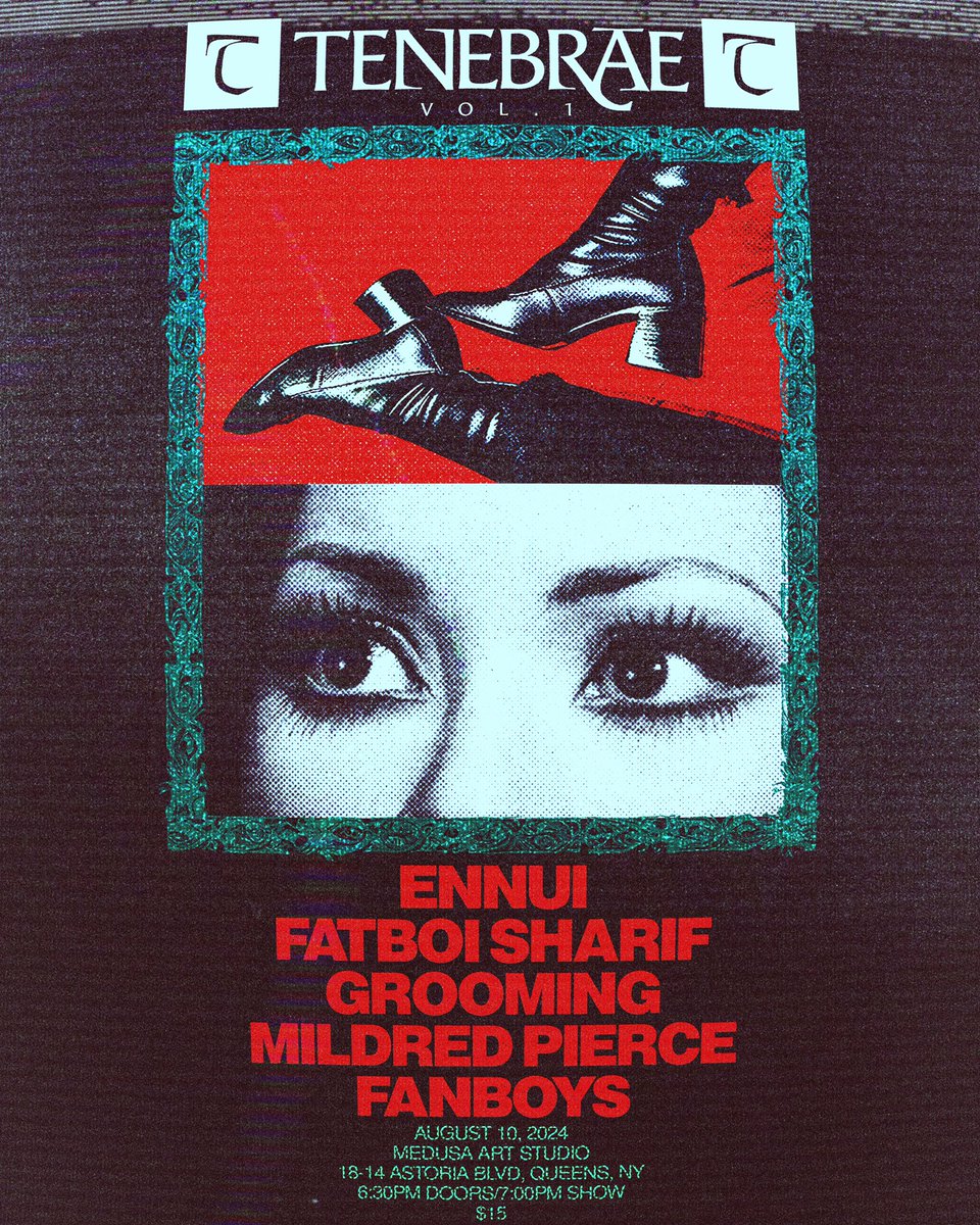 awfuldisclosure's tweet photo. When the screaming starts and the blood begins to flow, pinch yourself and keep repeating “I’m just at the show.”

ONE WEEK AWAY 🔪🔪🔪
TENEBRAE VOL 1.
THE FIRST OF MANY

flyer by me https://t.co/Pmts00Pc8z