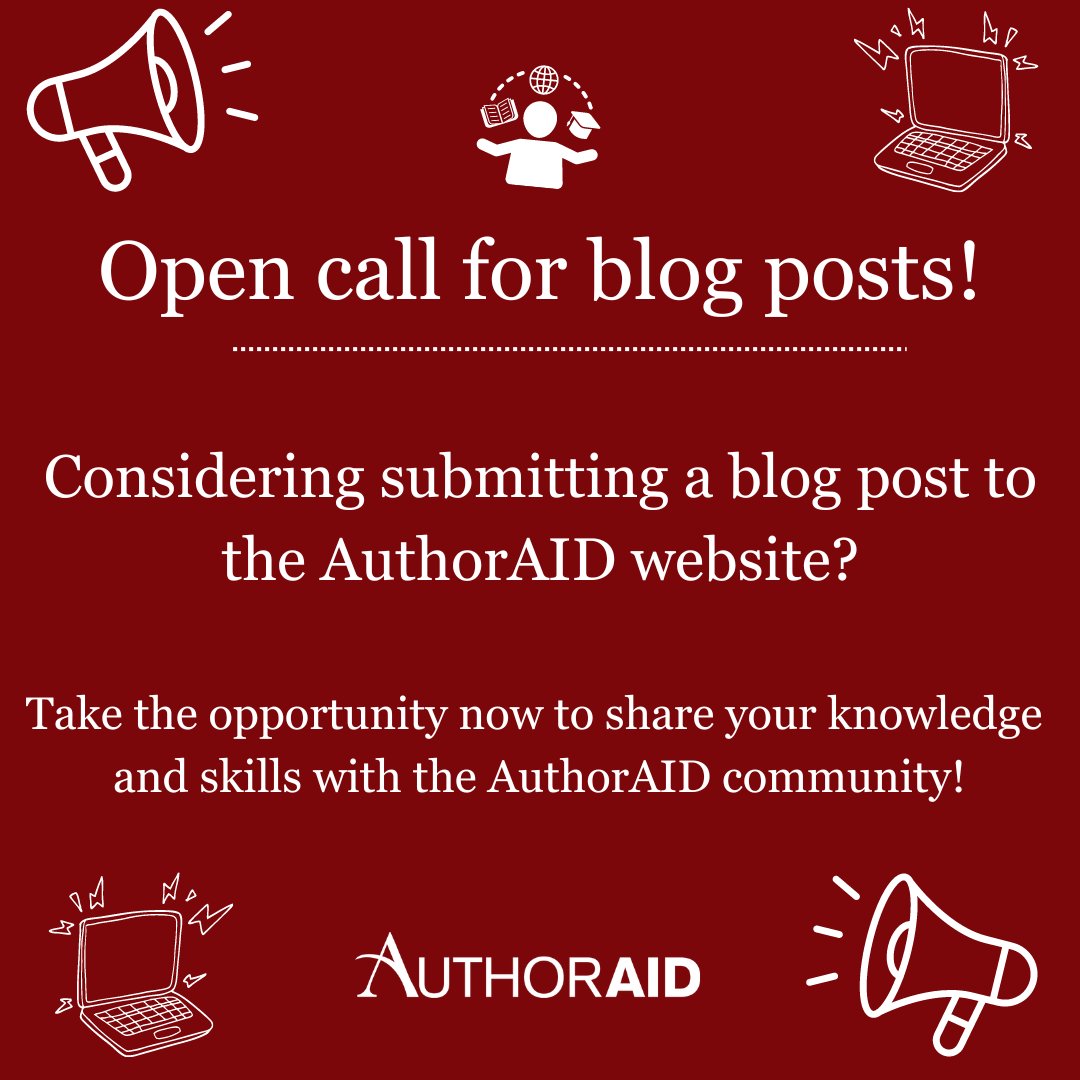 authoraid's tweet photo. ๐ข Calling all #authors! Seize the chance to share your knowledge and skills with the #AuthorAID community with your blogs. This is a fantastic opportunity to refine your writing and reach nearly 15,000 members globally.ย
Learn more: https://t.co/S2B3p2kI2c
#ResearchCommunication https://t.co/HSUAMpEDQx