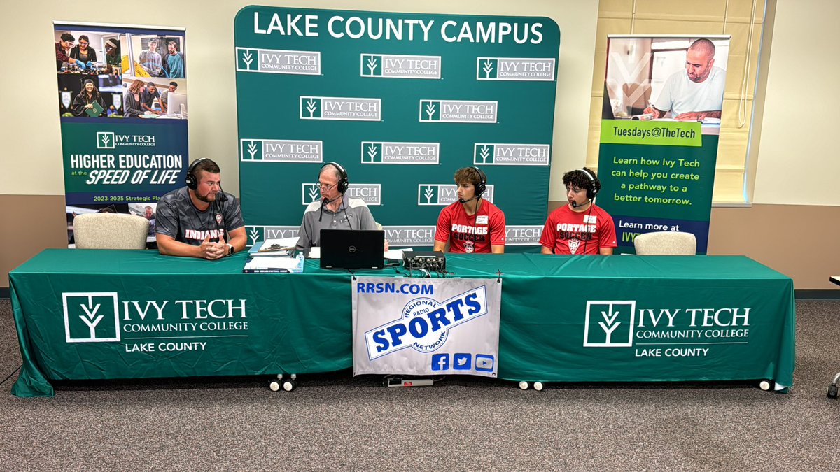 Another team out of the DAC up next as the Portage Indians join Mike! Head coach Matthew Plawecki, Matthew Krostag, and Daniel Lule represent the team are at Ivy Tech Lake County! Tune in on our website at rrsn.com and our Facebook page!