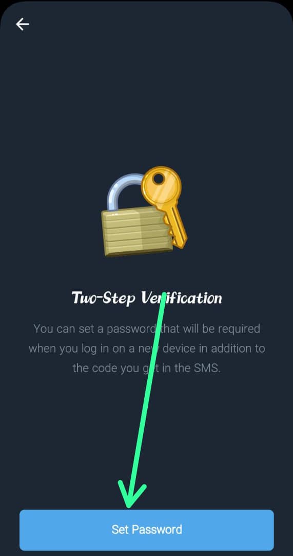 🚨IMPORTANT INFO🚨

Add 2FA to your telegram in case you’re logged out of your account because they are not sending codes to phone numbers.
Follow steps 👇

1️⃣. Go to telegram settings

2️⃣. Click on Privacy&amp; Security
3️⃣. Click on Two step verification
set password
4️⃣. add