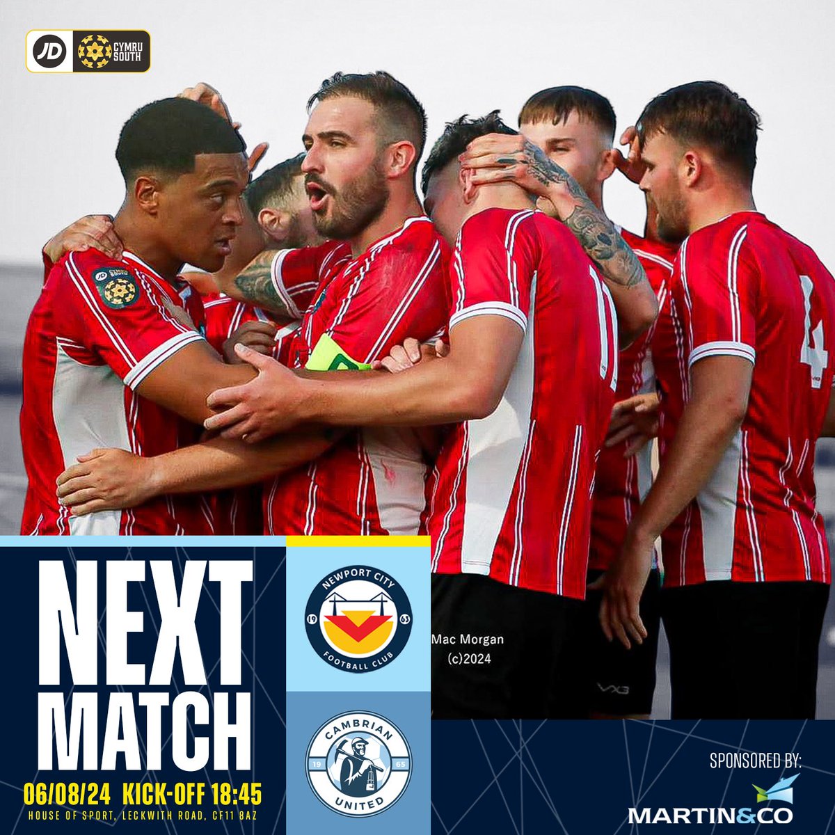 NewportCity_FC's tweet photo. 𝑵𝒆𝒙𝒕 𝑼𝒑 @CamUtdMen 

📅 𝟬𝟲.𝟬𝟴.𝟮𝟬𝟮𝟰
📍 𝗛𝗼𝘂𝘀𝗲 𝗼𝗳 𝗦𝗽𝗼𝗿𝘁, 𝗖𝗙𝟭𝟭 𝟴𝗔𝗭
⌚𝟭𝟴:𝟰𝟱
🏆@CymruLeagues 
🎟️ £𝟰 𝗘𝗻𝘁𝗿𝘆 &amp; 𝗕𝗿𝗶𝗻𝗴 𝗮 𝗙𝗿𝗶𝗲𝗻𝗱 𝗳𝗼𝗿 𝗮 𝗾𝘂𝗶𝗱.  𝗨𝟭𝟲'𝘀 𝗙.𝗢.𝗖 https://t.co/uZ4CnhTvPV