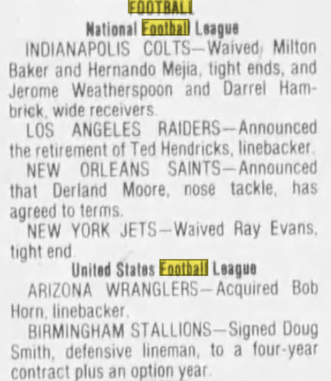 From the 8/3/84 Vancouver Columbian