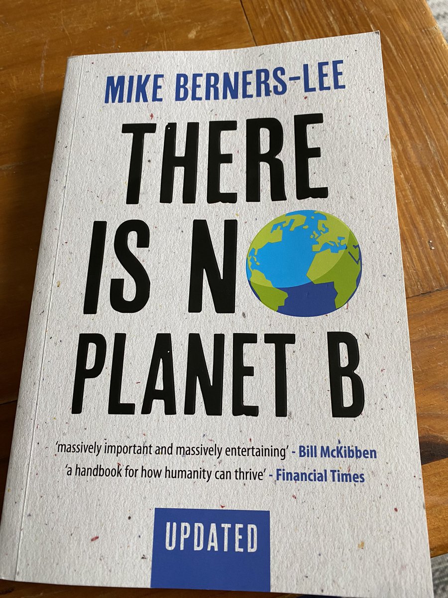 Huge recommend to anyone yet to read, updated edition available. <a href="/MikeBernersLee/">Mike Berners-Lee</a> explains the problems &amp; solutions of our era in short chunks, &amp; an A to Z appendix. Share it with family, friends, colleagues &amp; especially politicians. Seek truth, global solidarity &amp; climate justice