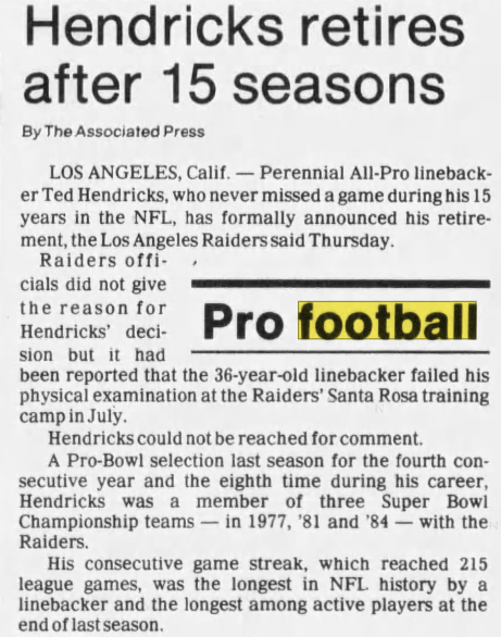 From the 8/3/84 Fort Myers News Press