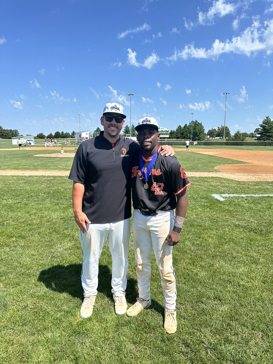 Congratulations <a href="/DemarisHenders1/">Demaris Henderson Jr.</a> on finishing up a great career this weekend representing <a href="/eastloobaseball/">Waterloo East Baseball</a> in the Senior All Star Game in Pella! #GoTrojans