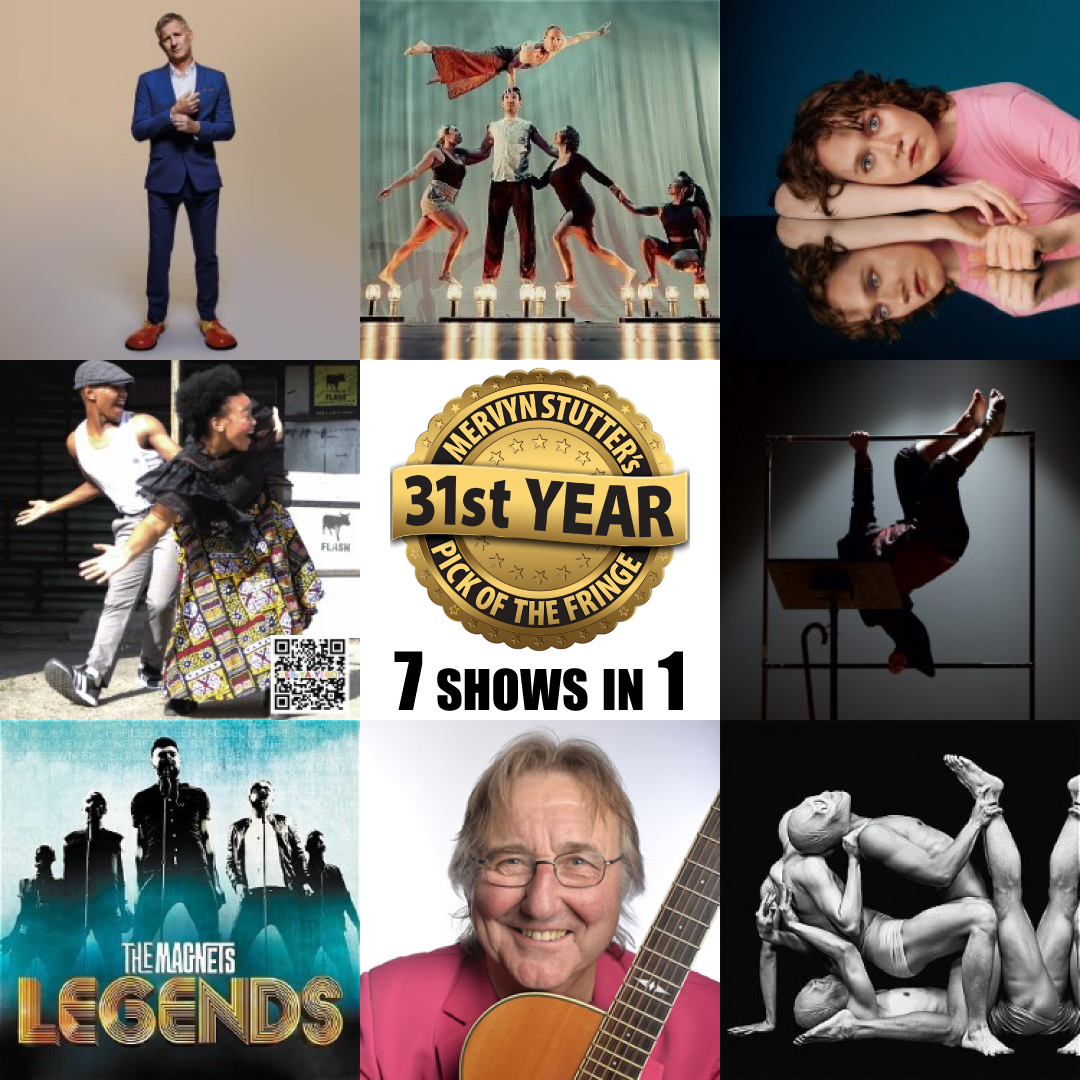*** EDINBURGH FRINGE 2024 ***
Our Sun 4th August Line-Up: 1.30pm-3.00pm
'It's like the Royal Variety Show of the Fringe'
⠀
Today's line-up features extracts from:
1. Apricity - Dance, Physical Theatre and Circus (contemporary, acrobatics)
2. Dee Allum: Deadname - Comedy