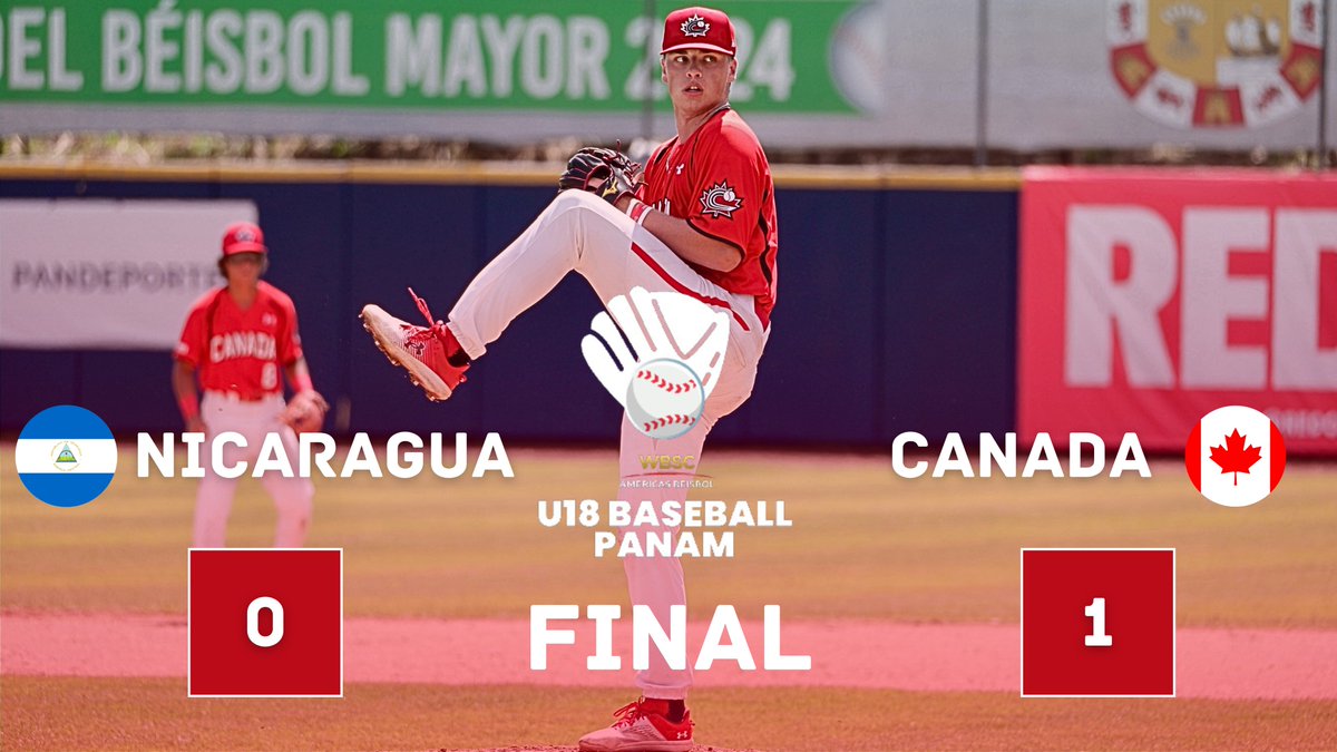 COMPLETE GAME SHOUTOUT!

Final 🔽

Michael Yusypchuk - 7 IP 0R 4H 0BB 8K 🔥

#PanamericanoU18 #BaseballCanada #JNT