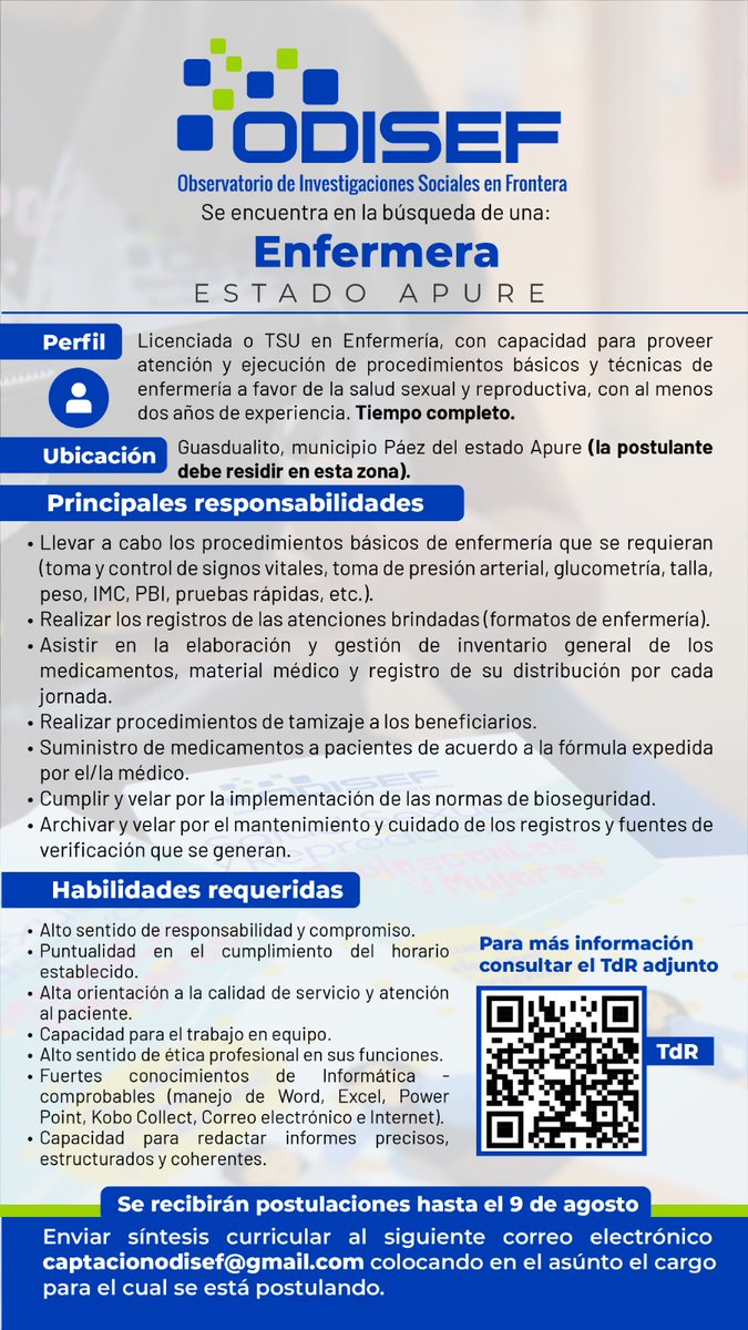 Únete a nuestro equipo: