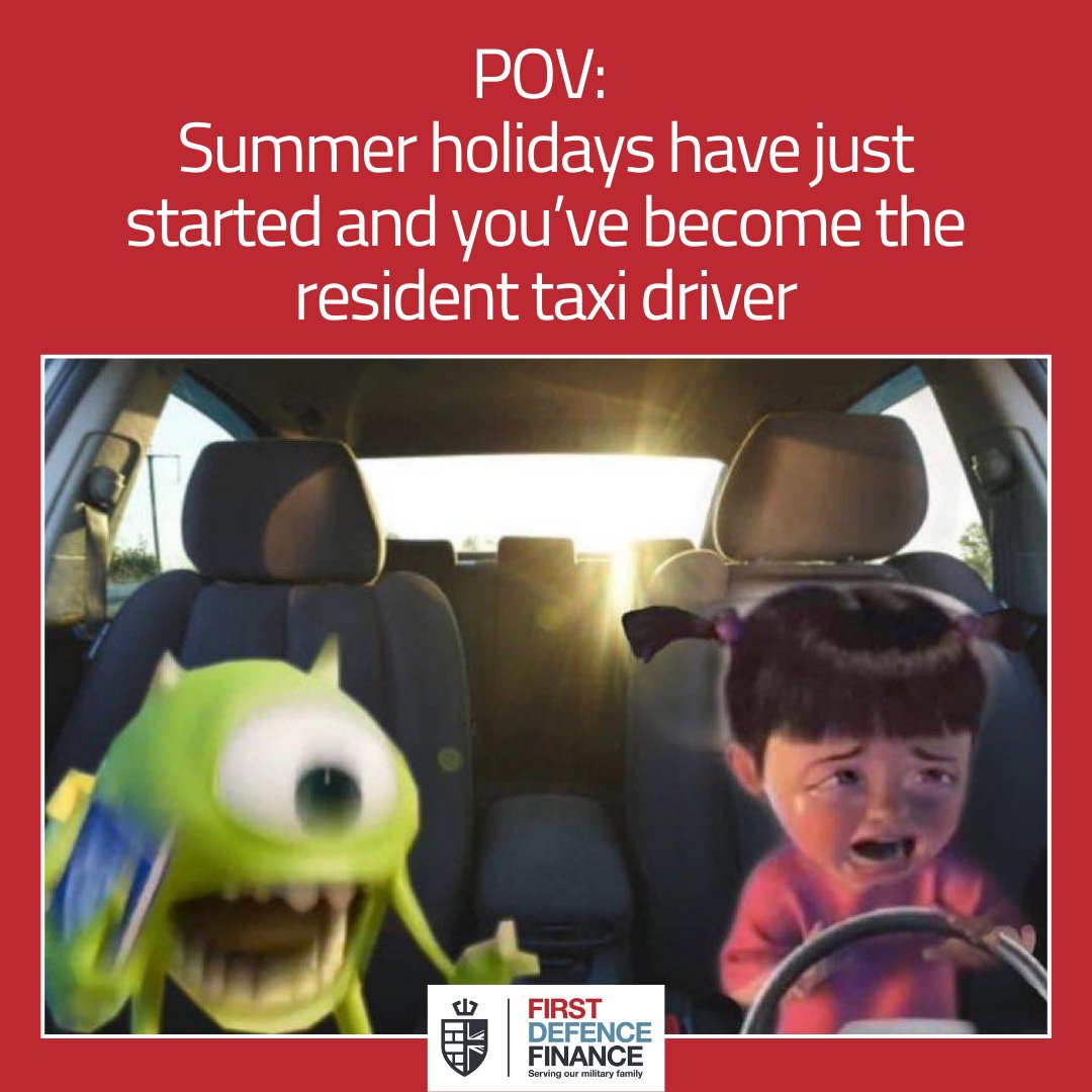 FirstDefFin's tweet image. Might be time to think about making a #FirstCar savings pot for your kids 👀

#meme #summerholidays