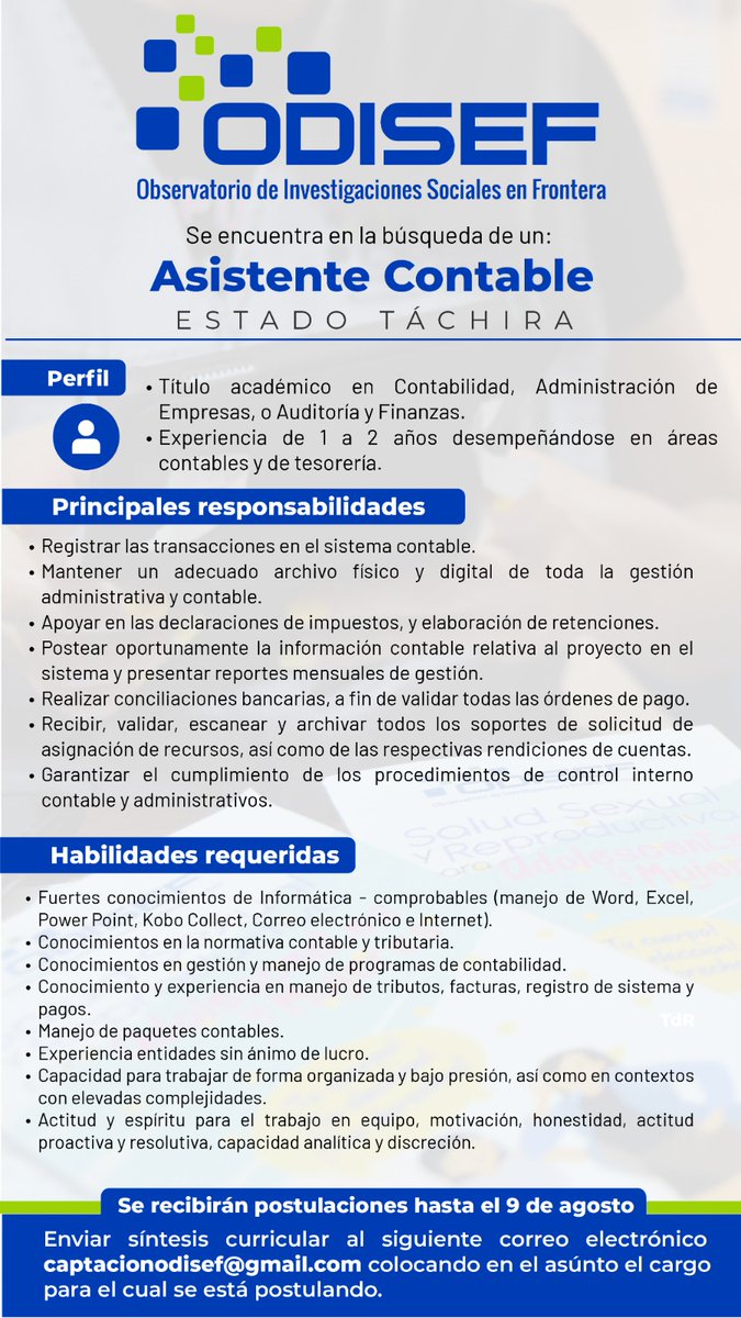 Únete a nuestro equipo: