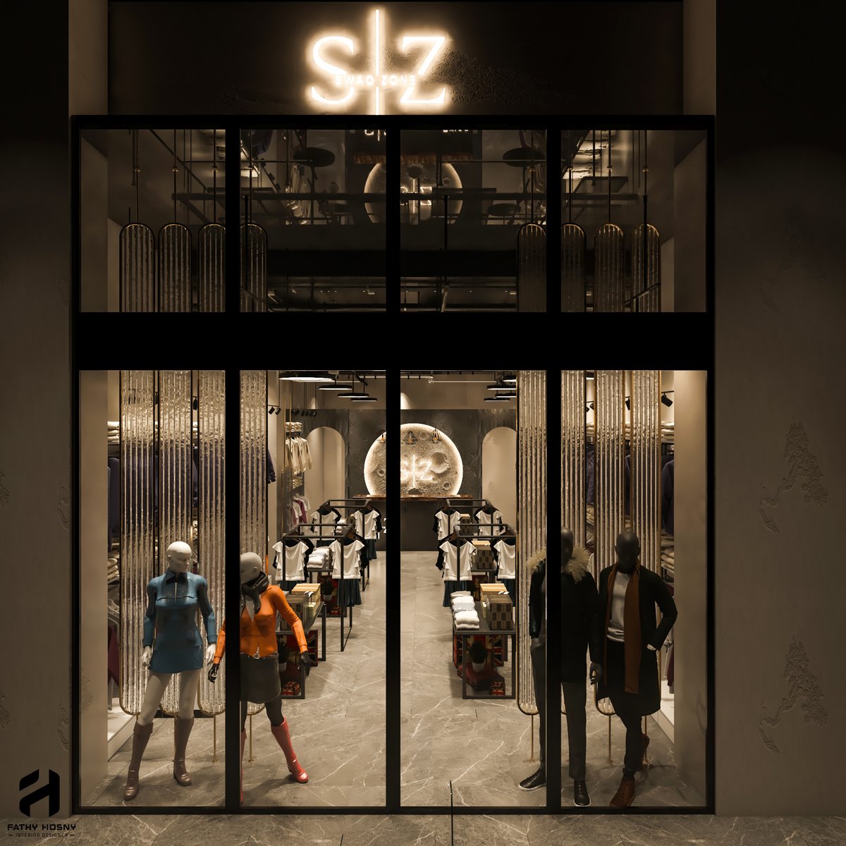 - من اعمالي فى التصميم الداخلى -  تصميم محل ملابس. #الديكور #ديكور #ديكورات #تصميم_داخلي #ديكورات_داخليه #ديكور_داخلي #ديكورات_خشبية #ديكورات_جبسية #غرف_نوم #مطبخ #مطابخ #مجلس #صالون #مودرن #كلاسيك #aldecor #decor #interiors #interior_design