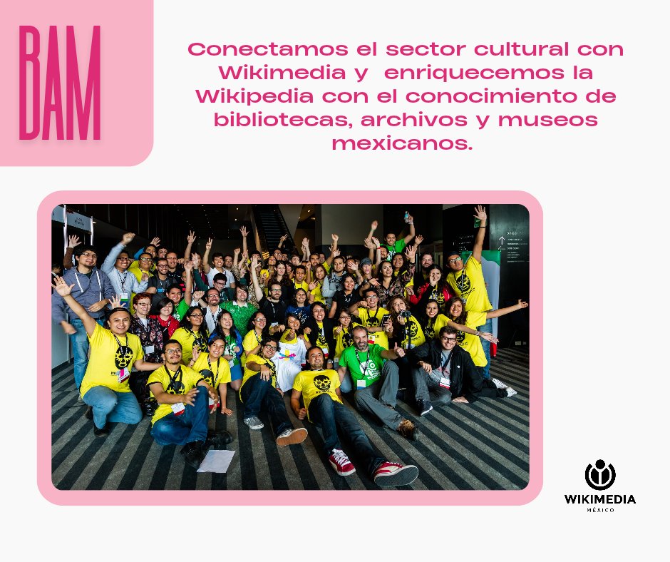 ¡Estamos de fiesta porque Wikimedia México cumple 13 años! 🥳  🎊 🧡

Somos el capítulo de Wikimedia Foundation en México y desde 2011 promovemos el conocimiento libre en todo el país. 

(+)