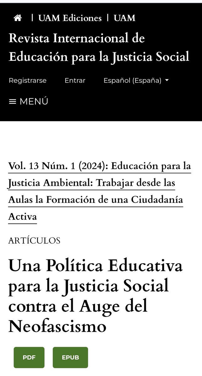 Una Política Educativa para la Justicia Social contra el Auge del Neofascismo

revistas.uam.es/riejs/article/…