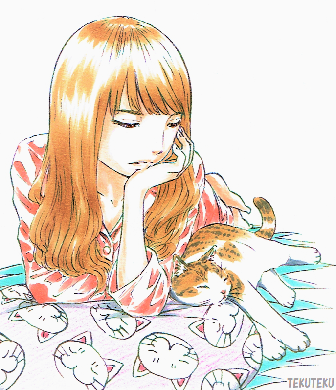 「ただ生きて 暮らしてるだけ  それでいい #川柳 #illustration #」|TEKUTEKUのイラスト