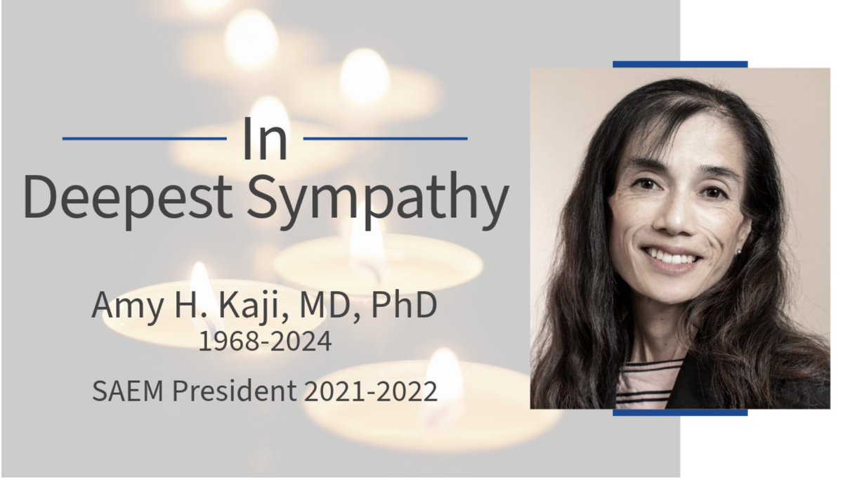 Mohsen Saidinejad, MD, MBA, FAAP, FACEP (@ladrmoh) on Twitter photo Dr. Amy Kaji, our friend, colleague, mentor, and a national treasure, will be greatly missed. Her kindness, generosity, and love for everyone was unmatched. She has meant so much to us in emergency medicine and beyond.
<a href="/HarborUCLAEM/">Harbor-UCLA Emergency Medicine</a>
<a href="/EMSCImprovement/">EMSC Innovation & Improvement Center</a>
<a href="/PECARNteam/">PECARNteam</a>
@lapedsready Dr. Amy Kaji, our friend, colleague, mentor, and a national treasure, will be greatly missed. Her kindness, generosity, and love for everyone was unmatched. She has meant so much to us in emergency medicine and beyond.
<a href="/HarborUCLAEM/">Harbor-UCLA Emergency Medicine</a>
<a href="/EMSCImprovement/">EMSC Innovation & Improvement Center</a>
<a href="/PECARNteam/">PECARNteam</a>
@lapedsready