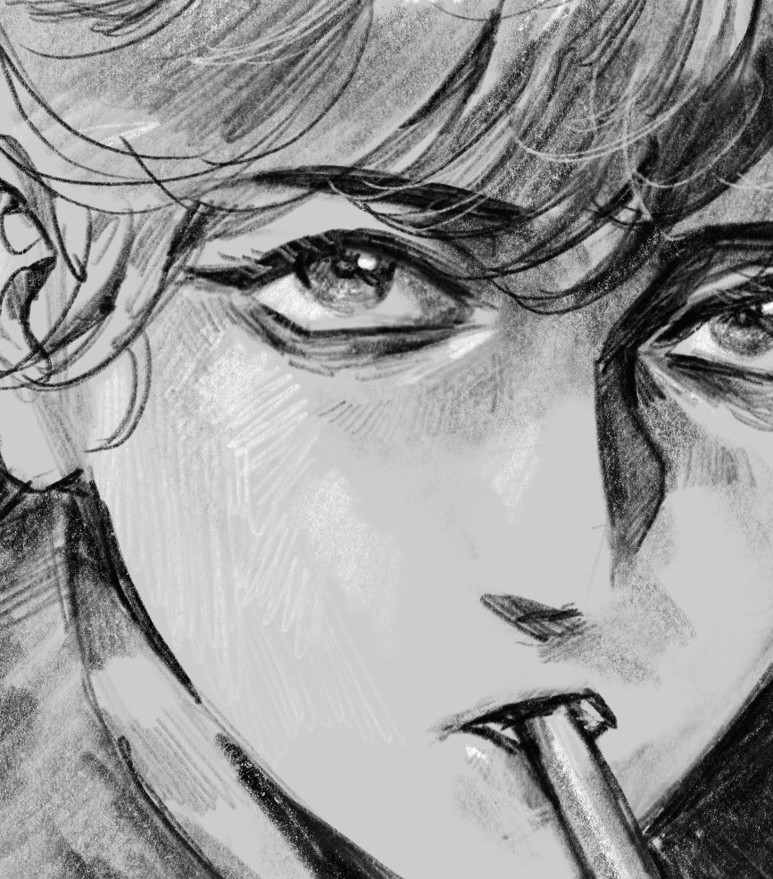 aquafroq's tweet photo. i love you, pencil in procreate https://t.co/wMzYrq3yxX
