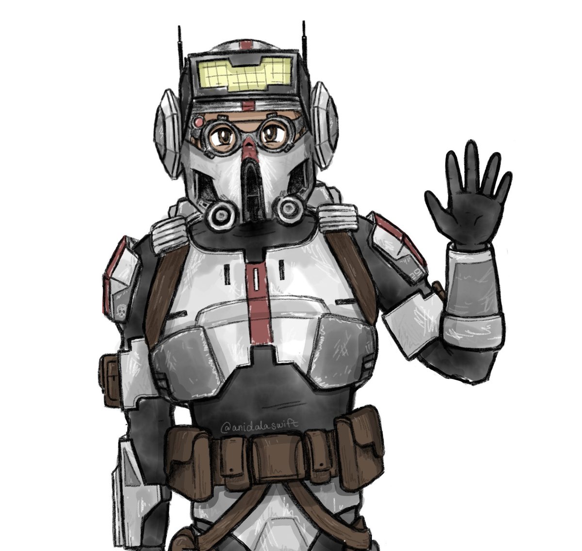 anidalaswift's tweet image. tech says hello! because he is alive and well and living on pabu with phee and the rest of his brothers :)

#techbadbatch #thebadbatch #starwars