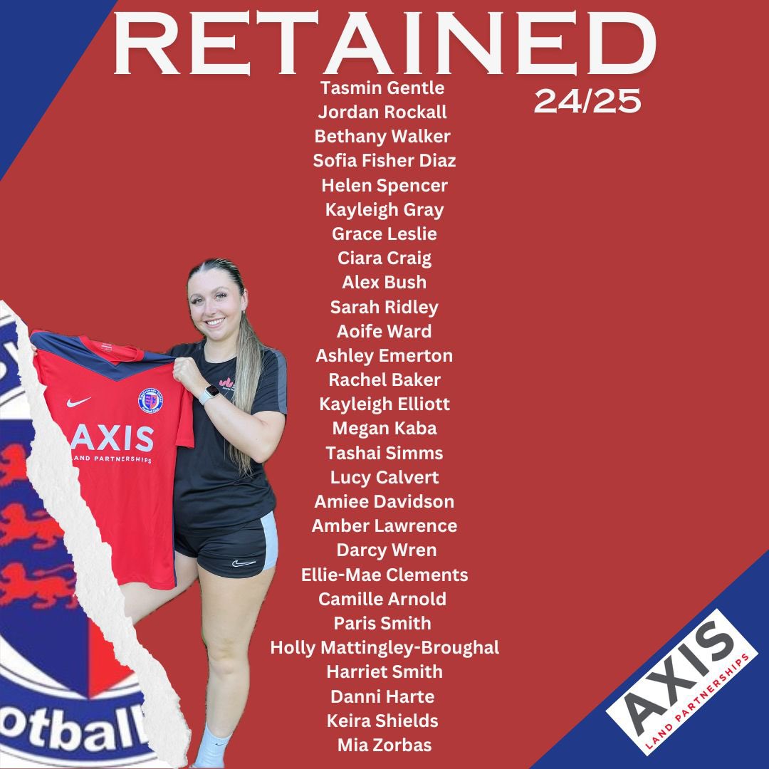 WomenBUFC's tweet photo. Happy Saturday evening. 
Below is our retained list for the coming season 🤗🔴🔵 https://t.co/cb8xsYaX0s