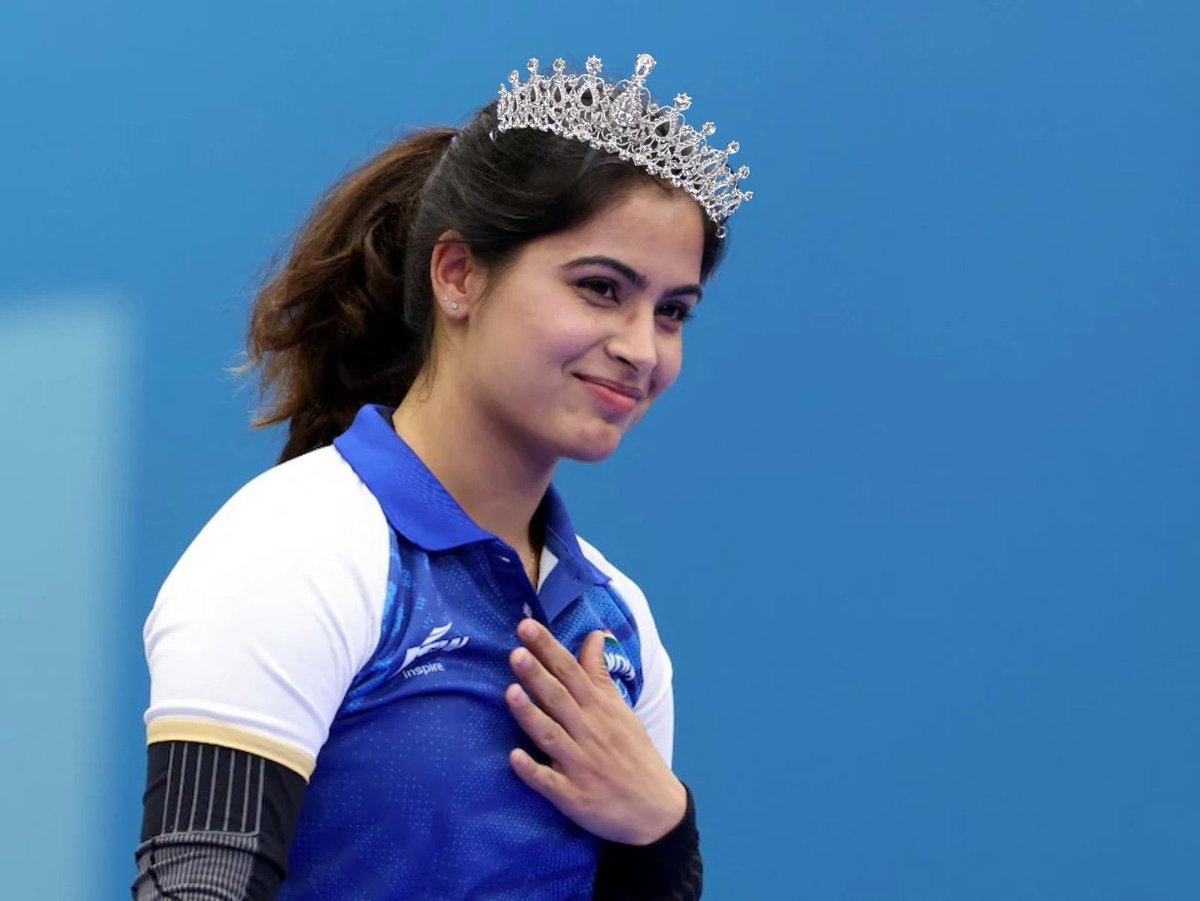 Sunil ydv SS (@sunilydvss) on Twitter photo Congratulations to Shooting Queen <a href="/realmanubhaker/">Manu Bhaker🇮🇳</a> for Rocking Performance in Paris Olympics !
We Proud of you 🥇🥇
Keep Shinning ✨✨ Congratulations to Shooting Queen <a href="/realmanubhaker/">Manu Bhaker🇮🇳</a> for Rocking Performance in Paris Olympics !
We Proud of you 🥇🥇
Keep Shinning ✨✨