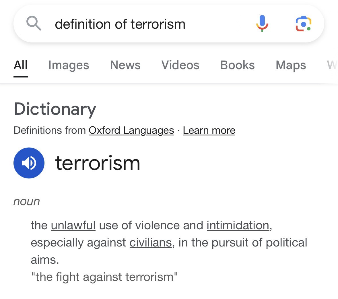 The far right have literally become what they try and portray they hate. They are terrorists